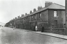 view down Parmers Terrace 1930s